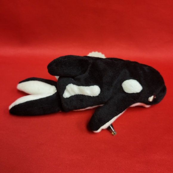 Coca Cola Whale With Coke Bottle Bean Bag Plush Stuff Toy 1997 - Picture 13 of 13